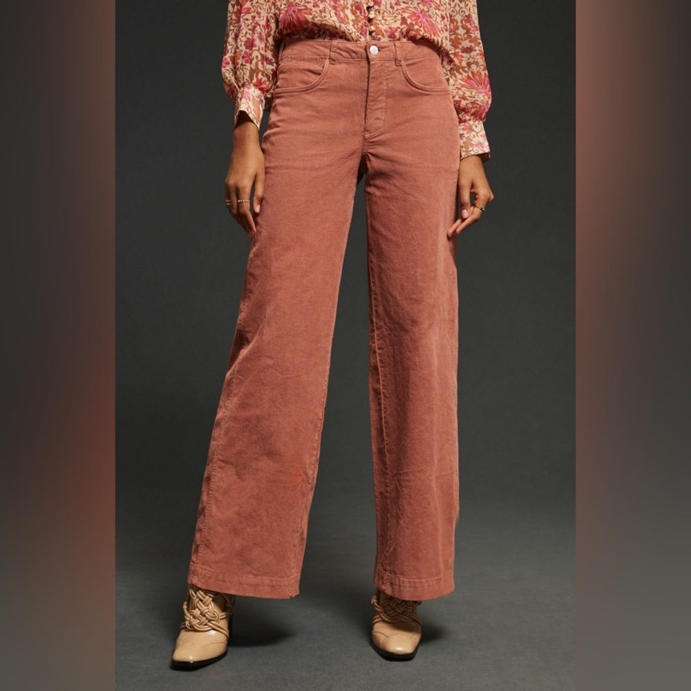 Pilcro by Anthropologie - The Gwen Wide-Leg Corduroy Pants - Picture 3 of 11